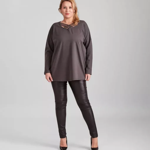 JEANS Pitkähihaiset Paidat | Plus!>Yups Charlie trikoopaita khaki
